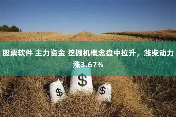股票软件 主力资金 挖掘机概念盘中拉升，潍柴动力涨3.67%