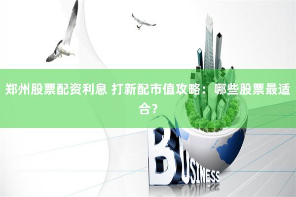 郑州股票配资利息 打新配市值攻略：哪些股票最适合？